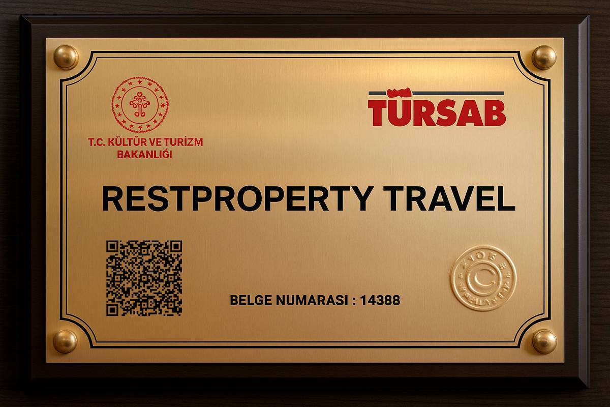TÜRSAB License for RestProperty Travel