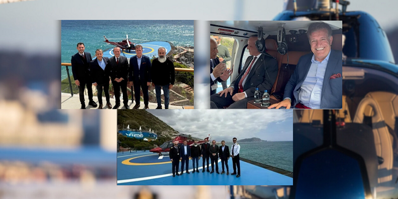 Вертольоти FlyMe з Аланії на Північний Кіпр