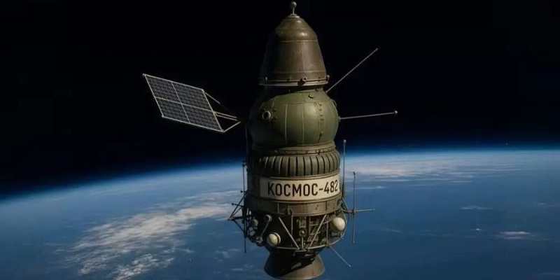 Радянський космічний апарат «Космос-482» зійшов з орбіти та впав в Індійський океан.