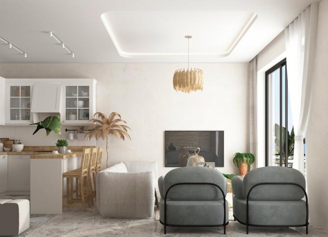 Квартира 2 + 1 в Бодрум