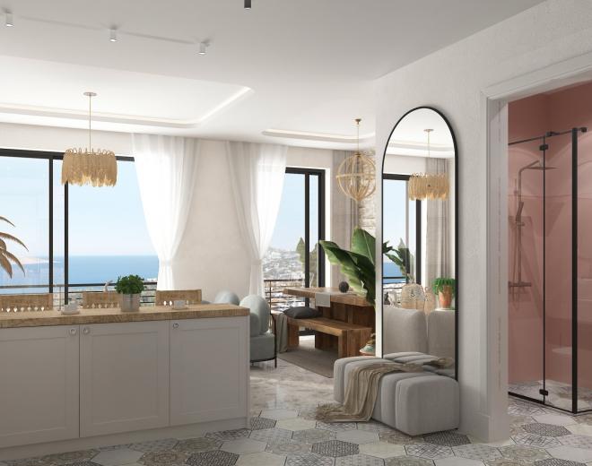 Квартира 2 + 1 в Бодрум