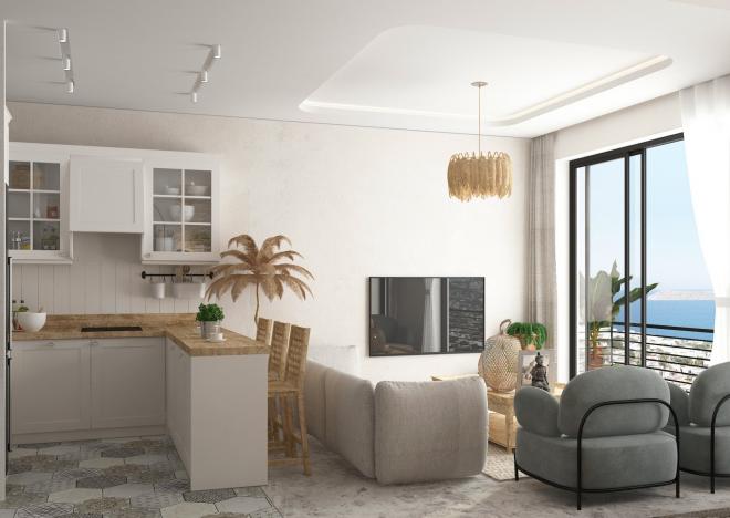 Квартира 2 + 1 в Бодрум