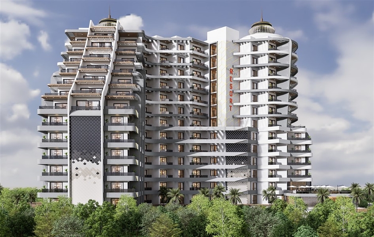 Новий сучасний споруджуваний комплекс на Північному Кіпрі в районі Гузельюрт