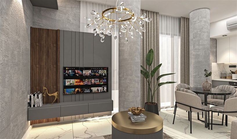 Новий сучасний споруджуваний комплекс на Північному Кіпрі в районі Гузельюрт