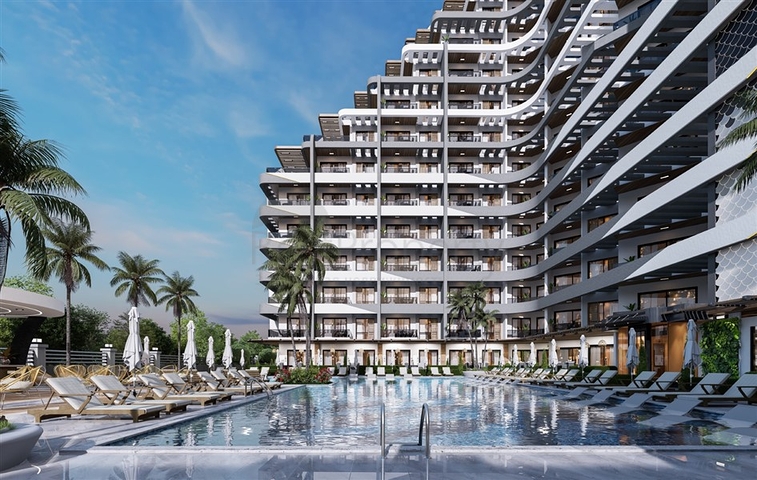 Новий сучасний споруджуваний комплекс на Північному Кіпрі в районі Гузельюрт