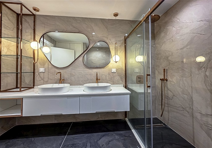 Ексклюзивні апартаменти плануванням 4+1 в унікальному комплексі центральної частини Аланья