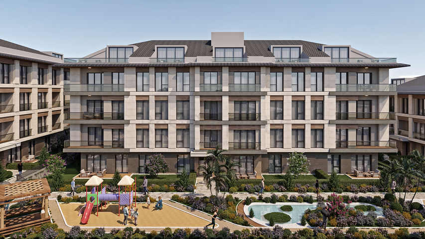 Інвестиційний проект на стадії будівництва в районі Бейлікдюзю 