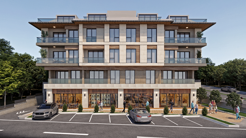 Інвестиційний проект на стадії будівництва в районі Бейлікдюзю 