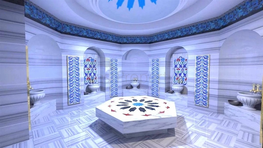 Простора пентхаус 3 + 1 в районі Махмутлар