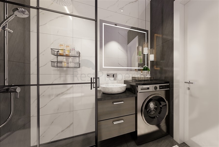 Пентхаус плануванням 2+1 в новому житловому комплексі в районі Демірташ