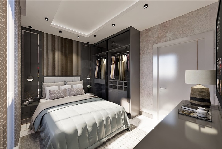 Пентхаус плануванням 2+1 в новому житловому комплексі в районі Демірташ