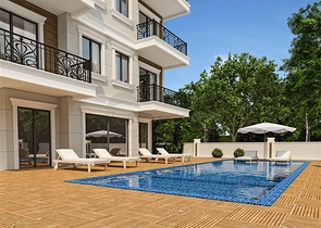 Пентхаус плануванням 2+1 в новому житловому комплексі в районі Демірташ