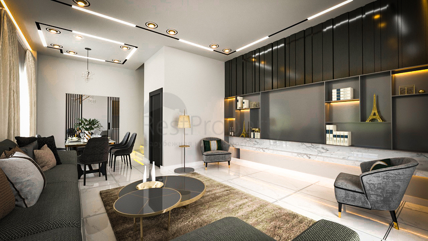 Вілли 4 + 1 в оточенні соснового лісу в районі Авсаллар Вілли 4 + 1 в оточенні соснового лісу в районі Авсаллар