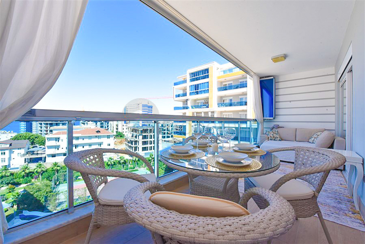 Квартира 1 + 1 в оренду в одному з комплексів району Тосмур