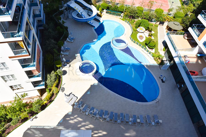 Квартира 1 + 1 в оренду в одному з комплексів району Тосмур