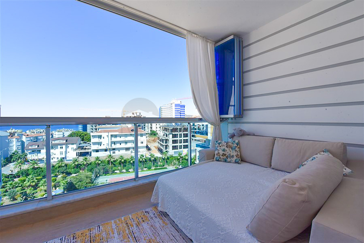 Квартира 1 + 1 в оренду в одному з комплексів району Тосмур