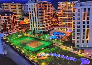 Квартира 1 + 1 в оренду в одному з комплексів району Тосмур