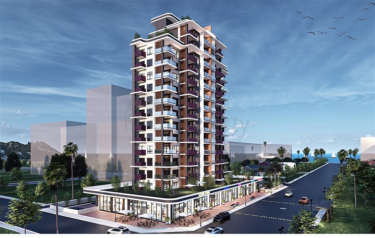 Комплекс на стадії будівництва в Мерсіні