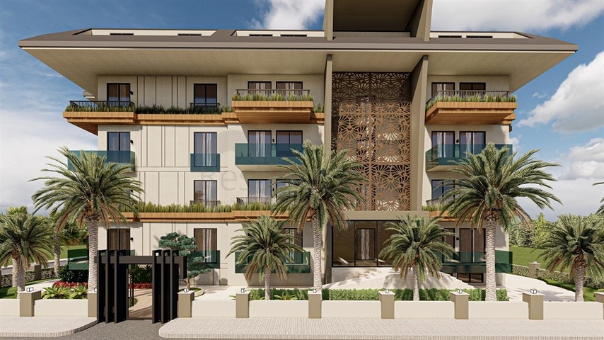 Новий проект на етапі будівництва в 800 м від моря в районі Оба