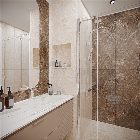 Новий проект на етапі будівництва в 800 м від моря в районі Оба