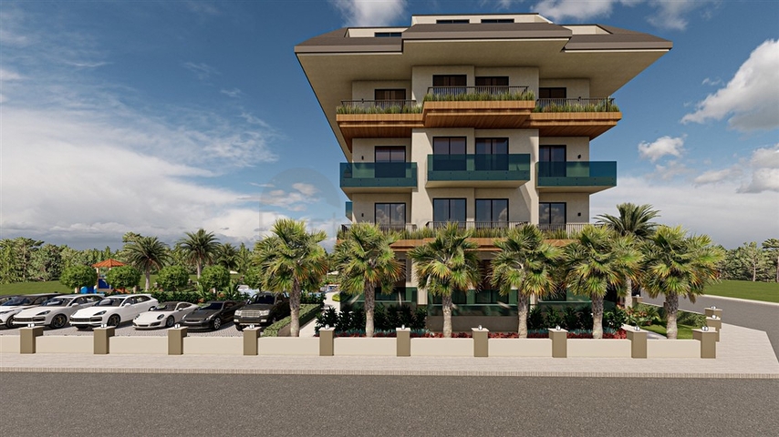 Новий проект на етапі будівництва в 800 м від моря в районі Оба