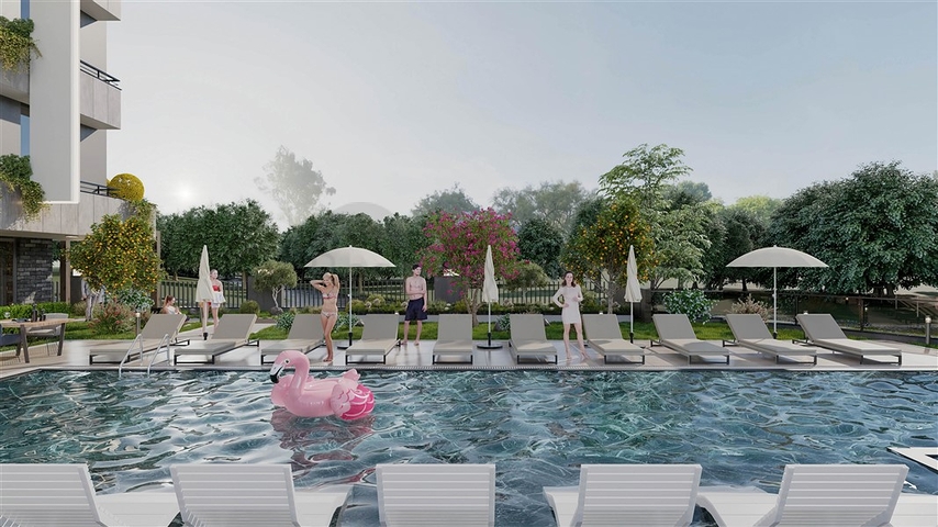 Проект для любителів тиші і спокою в центрі Аланії 