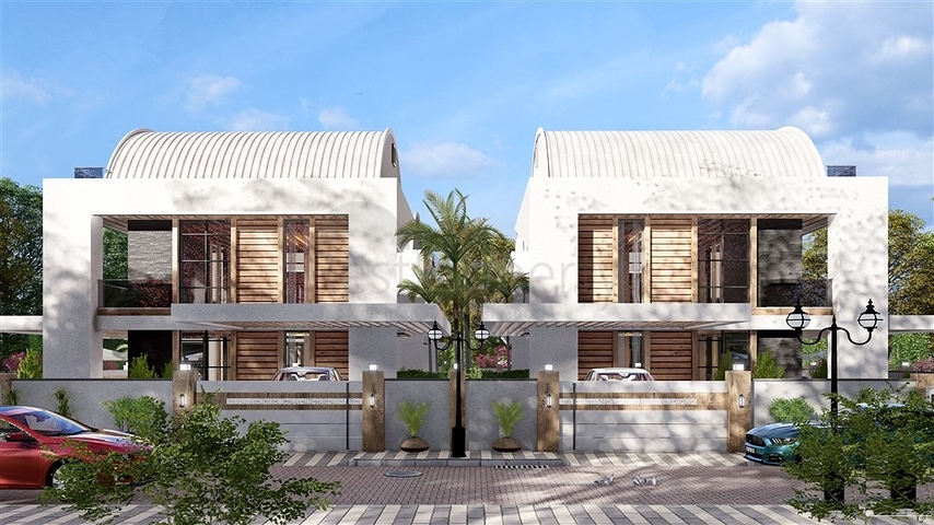 Вілла 3 + 1 з джакузі на даху в 250 м від моря