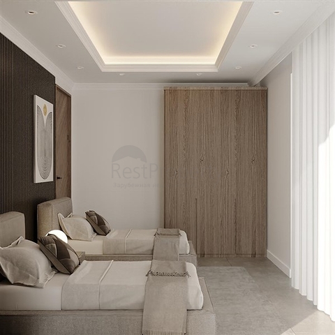 Вілла 3 + 1 з джакузі на даху в 250 м від моря