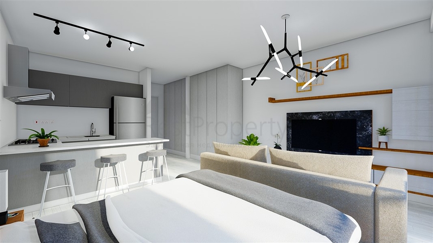 Малоповерховий комплекс в 600 метрах від пляжу в районі Іскеле