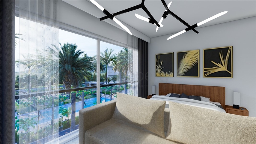 Малоповерховий комплекс в 600 метрах від пляжу в районі Іскеле