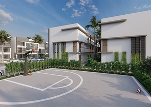 Малоповерховий комплекс в 600 метрах від пляжу в районі Іскеле