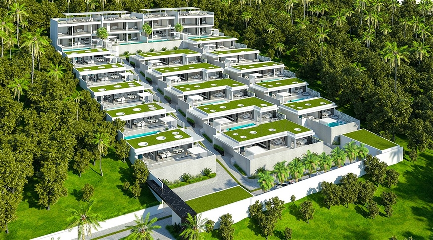 Комплекс люксових Вілл в Каліфорнійському стилі на південному схилі о. Балі Комплекс люксових Вілл в Каліфорнійському стилі на південному схилі о. Балі