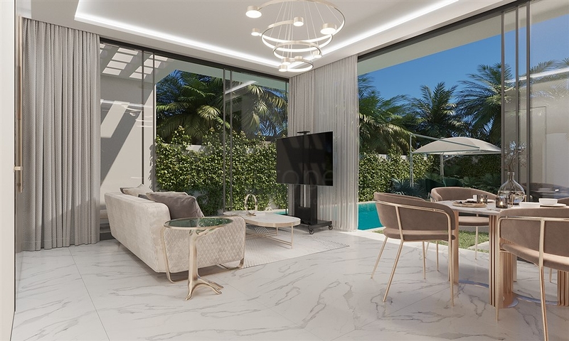 Привабливі вілли на завершальній стадії будівництва в районі Умалас острова Балі Привабливі вілли на завершальній стадії будівництва в районі Умалас острова Балі