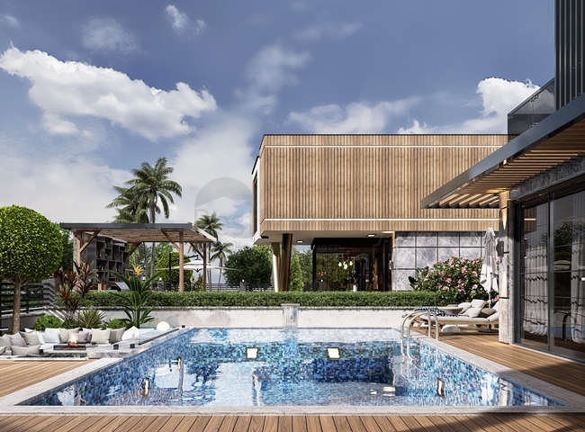 Новий комплекс окремо розташованих вілл поруч з морем