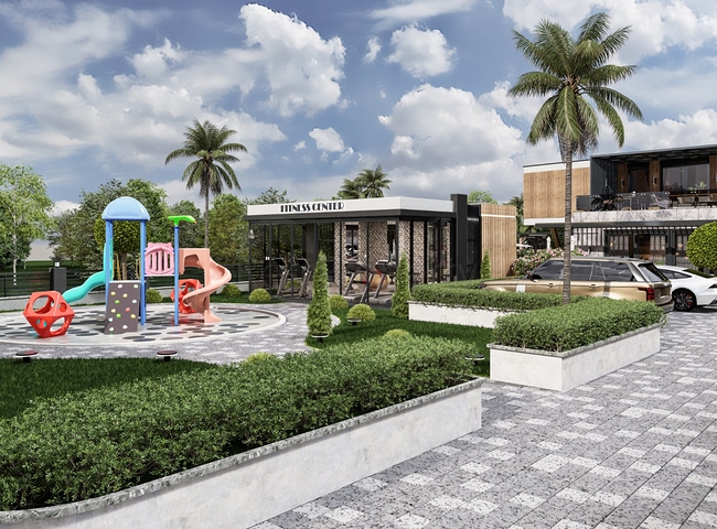 Новий комплекс окремо розташованих вілл поруч з морем