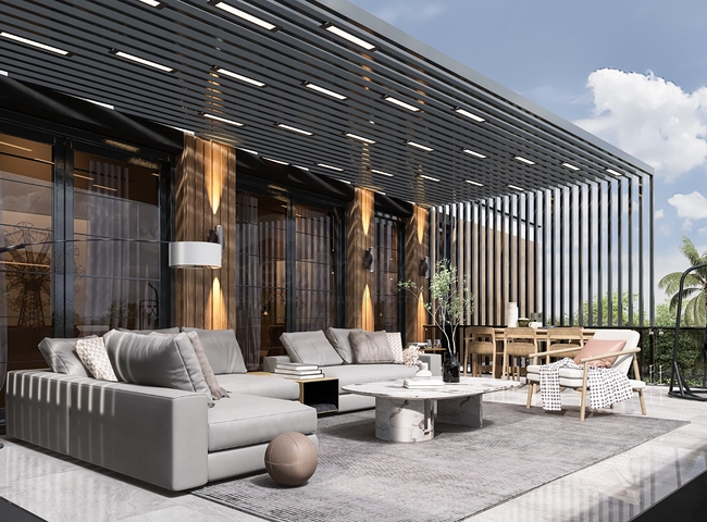 Новий комплекс окремо розташованих вілл поруч з морем