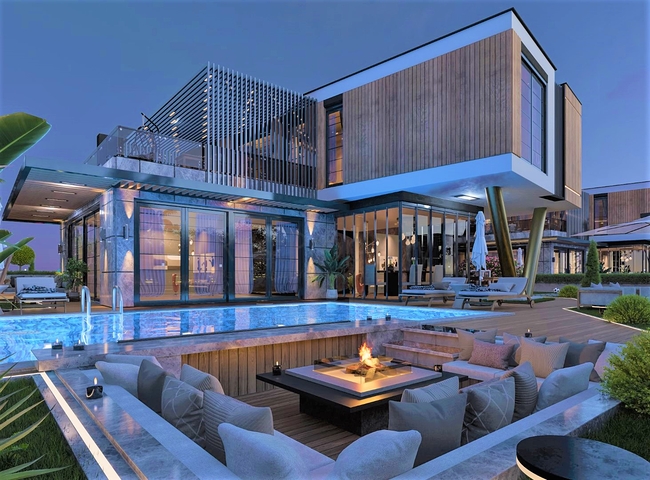 Новий комплекс окремо розташованих вілл поруч з морем