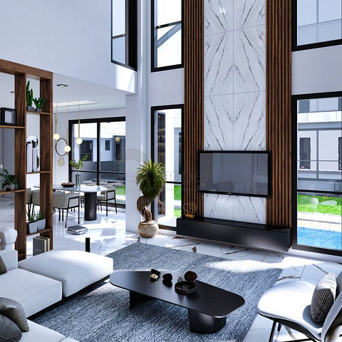 Вілла планування 5 + 1 в районі Сіде - Анталія 