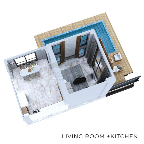 Вілла планування 5 + 1 в районі Сіде - Анталія 