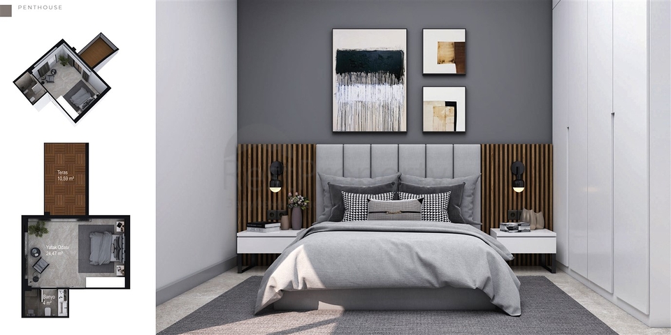 Вілла планування 5 + 1 в районі Сіде - Анталія 