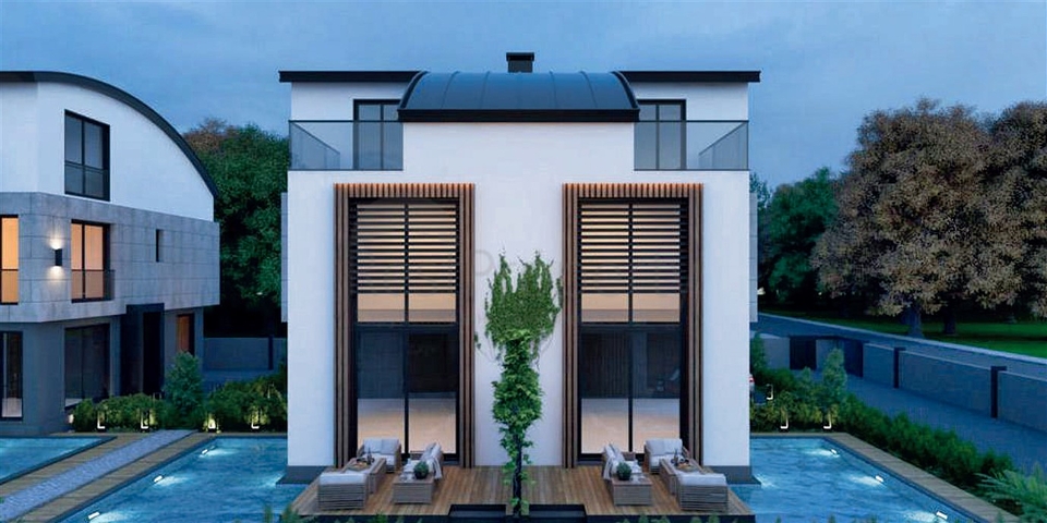 Вілла планування 5 + 1 в районі Сіде - Анталія 