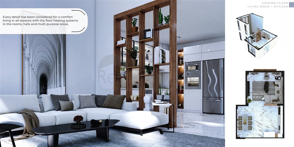 Вілла планування 5 + 1 в районі Сіде - Анталія 