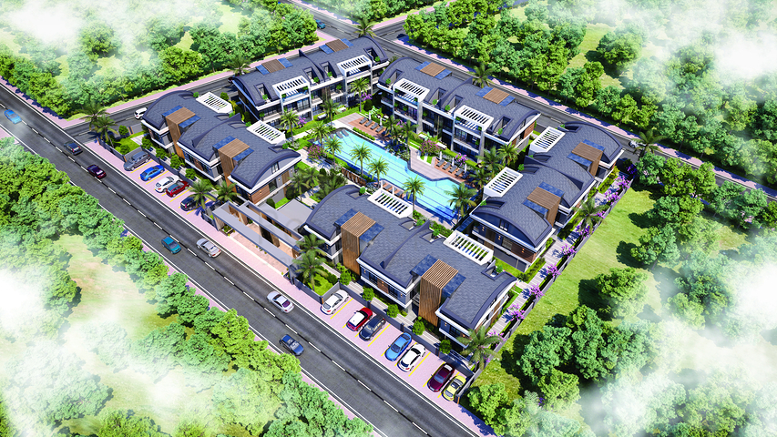 Квартири планування 1+1 і 2+1 дуплекс в районі Белек-Анталія