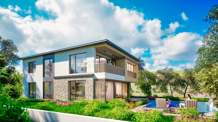 Вілла планування 4 + 1 в районі Белек - Анталія 