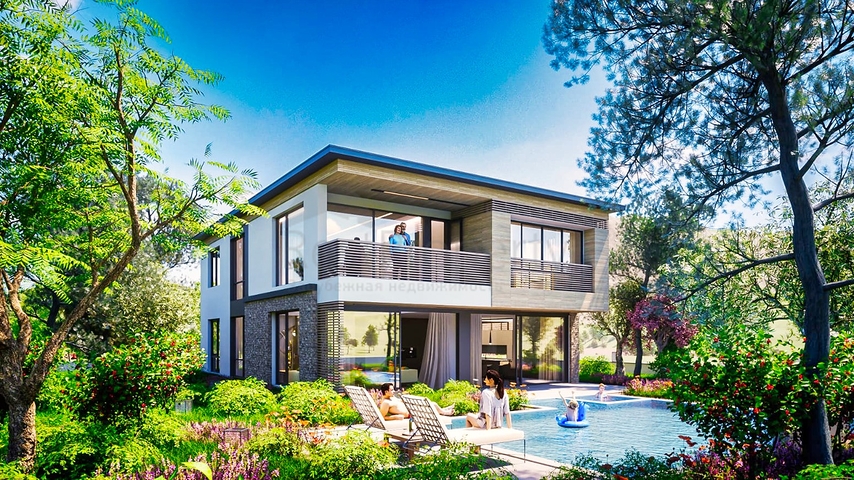 Вілла планування 4 + 1 в районі Белек - Анталія 