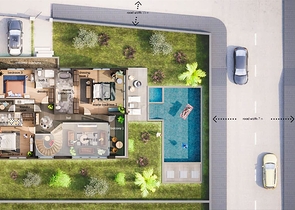 Вілла планування 4 + 1 в районі Белек - Анталія 