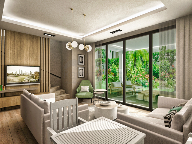 Вілли в комплексі планування 3 + 1 в районі Кемер - Анталія 