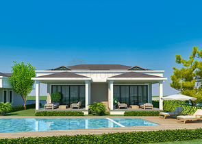 Вілли в комплексі планування 3 + 1 в районі Кемер - Анталія 