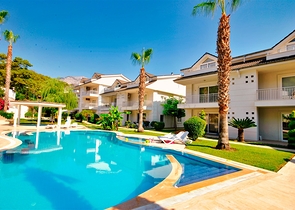 Квартира планування 2 + 1 дуплекс в районі Кемер-Анталія 