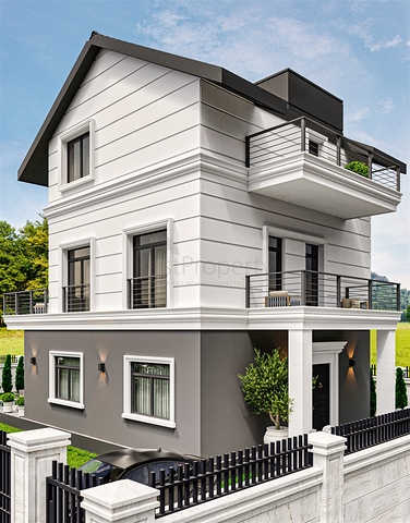 Вілла планування 4 + 1 в районі Белек - Анталія 